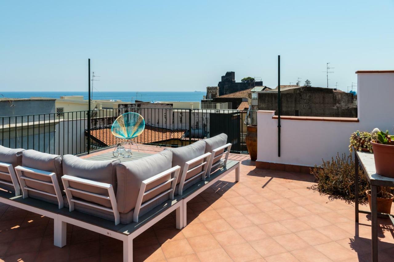 La Terrazza Dei Normanni Apartamento Aci Castello Exterior foto